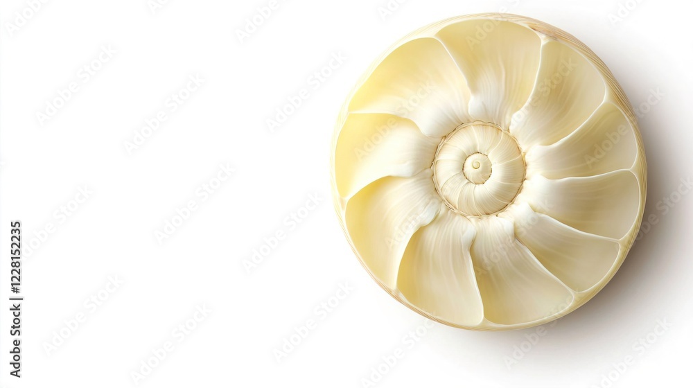 Isolated Spiral Design on White Background Isolated Spiral Design on White Background