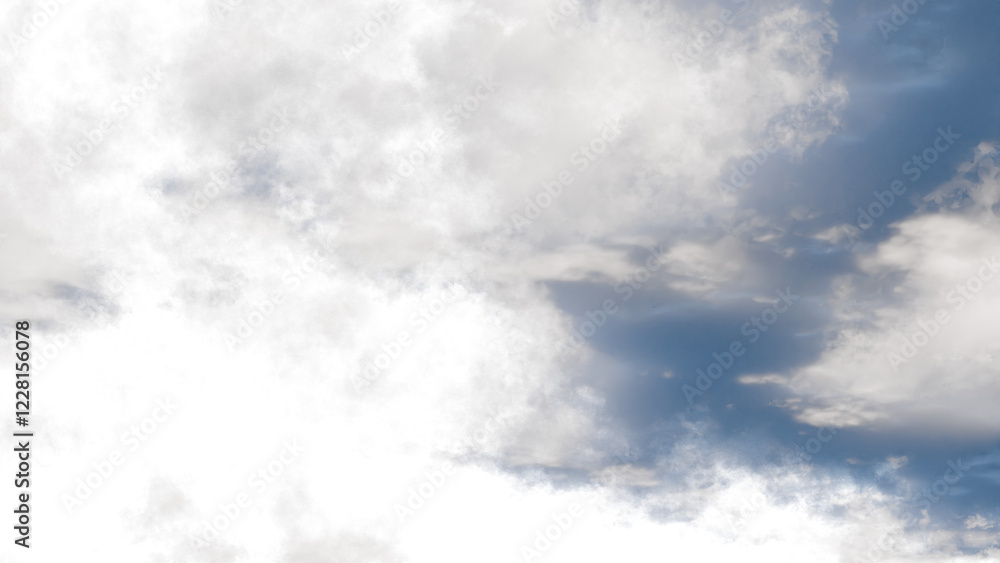 Obraz premium Dramatic sky, cloudscape, cumulus clouds, atmospheric, weather, texture, background, aerial, nature, illustration, digital art, for website design
