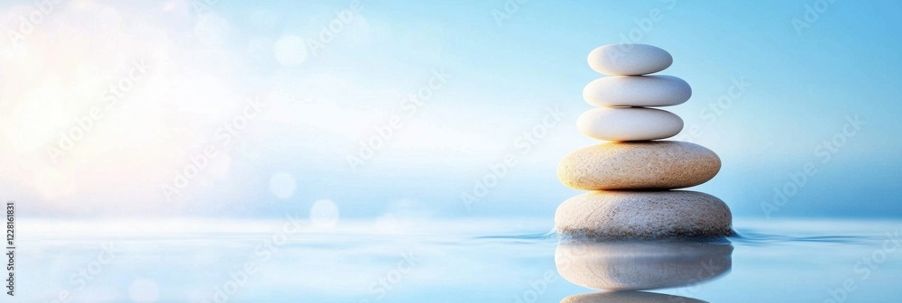 Meditation tranquil background with rock. Meditation tranquil background with rock.