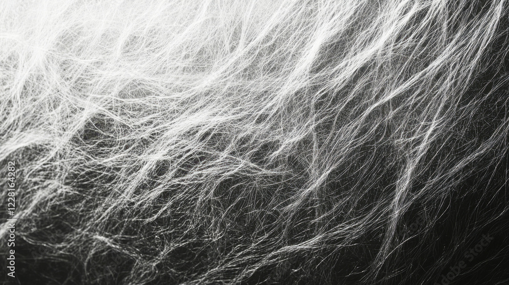 Obraz premium Textured gray canvas background with delicate fibers and an abstract gradient from dark to light