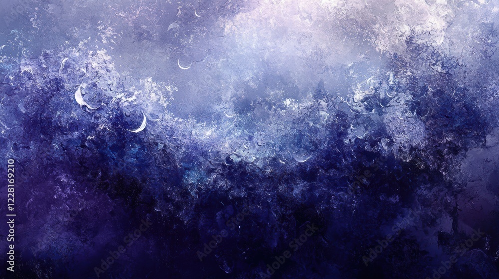 Obraz premium A Celestial Background with Midnight Blue and Violet