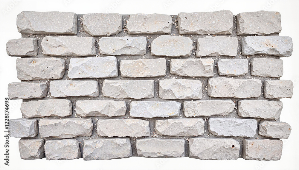 Obraz premium White textured brick wall background
