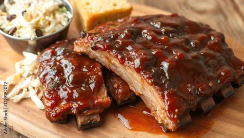 BBQ Ribs with Side Dishes