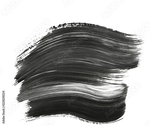 Black Brush Stroke 