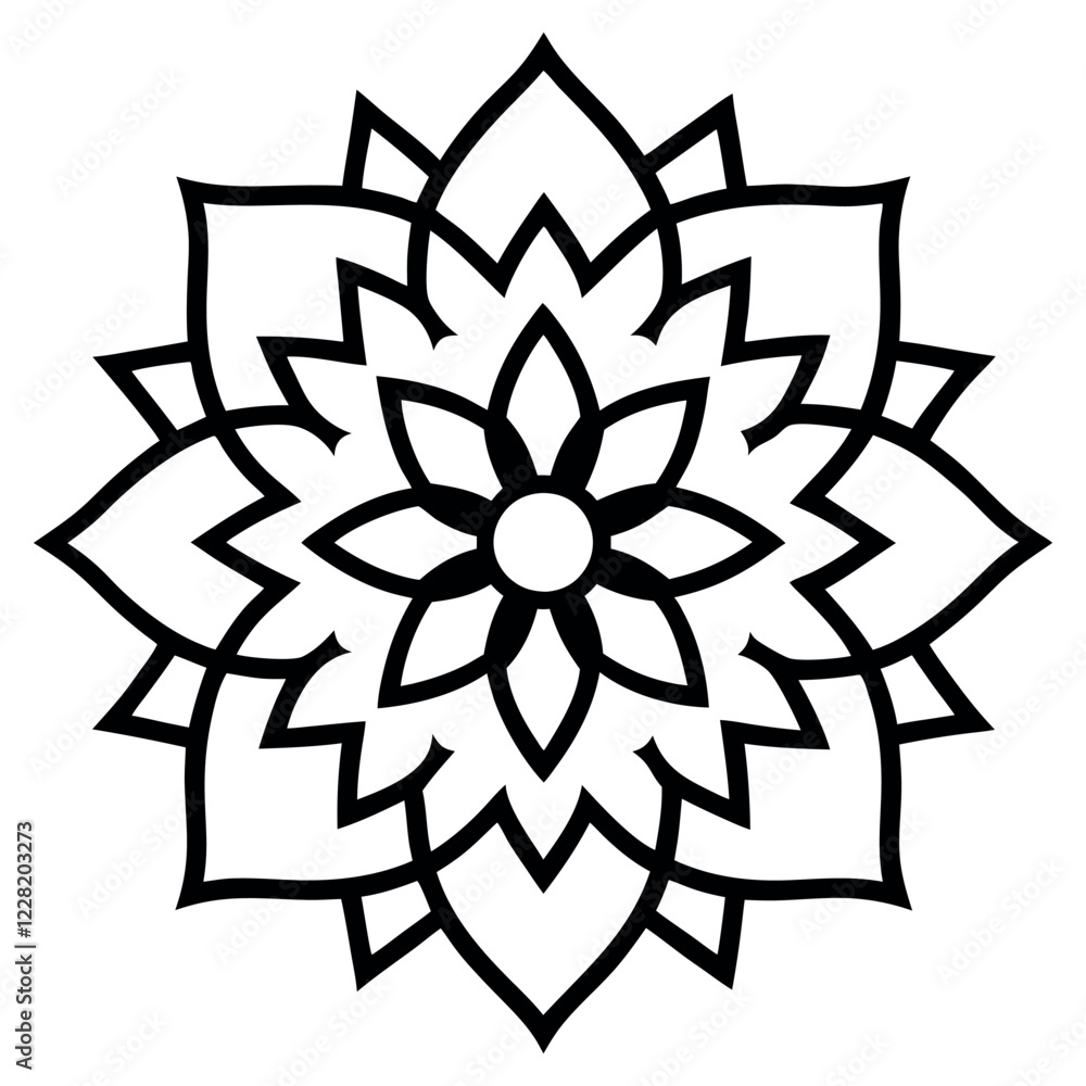 Awesome Manda art vector illustration Awesome Manda art vector illustration