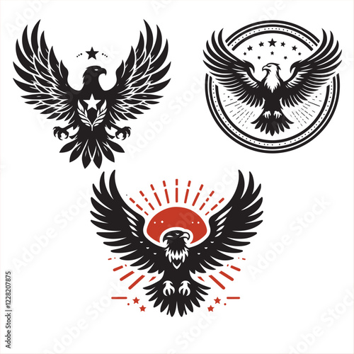 mighty eagle vector Illustrator Artwork
