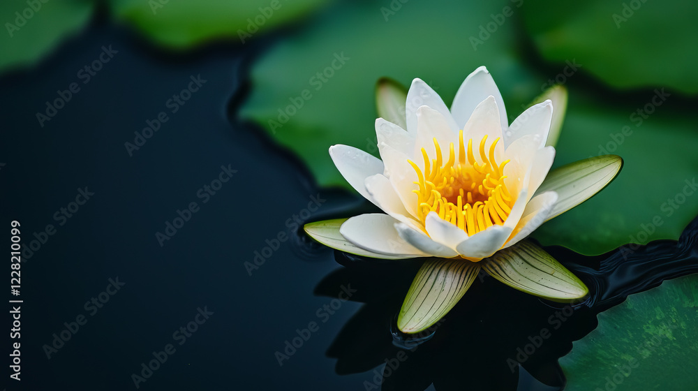 flower, on water, lilly, lily, green, black, nature, calmness flower, on water, lilly, lily, green, black, nature, calmness