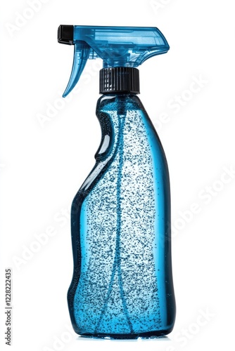 Eco-Friendly Spray Bottle of Green Cleaner for Effective Sanitary Housecleaning Supplies photo