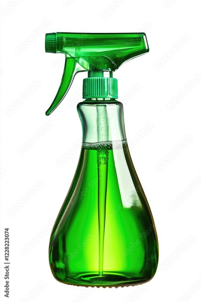 Eco-Friendly Green Cleaner in Spray Bottle. Ideal for Sanitary Housecleaning Supplies Eco-Friendly Green Cleaner in Spray Bottle. Ideal for Sanitary Housecleaning Supplies