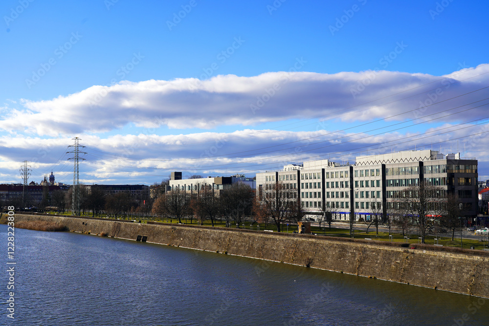 Fototapeta premium on the riverbank