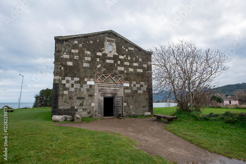 Ruins of Jason Church, located in Persembe, Ordu, Turkey. photo