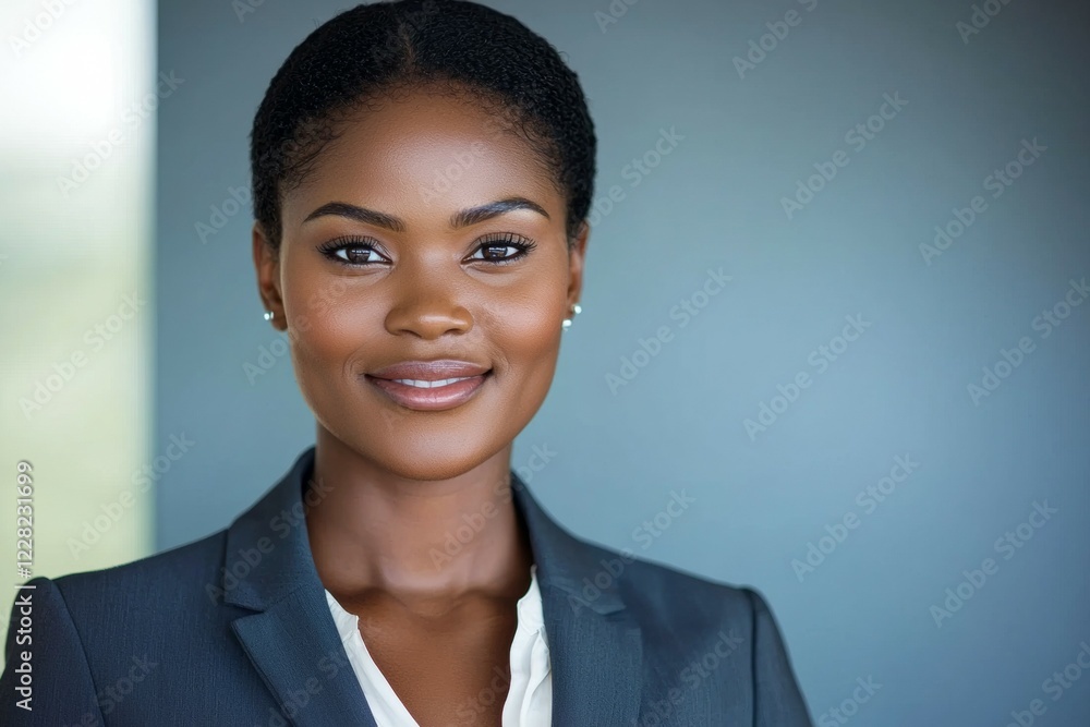 Woman with a professional look on her face Woman with a professional look on her face