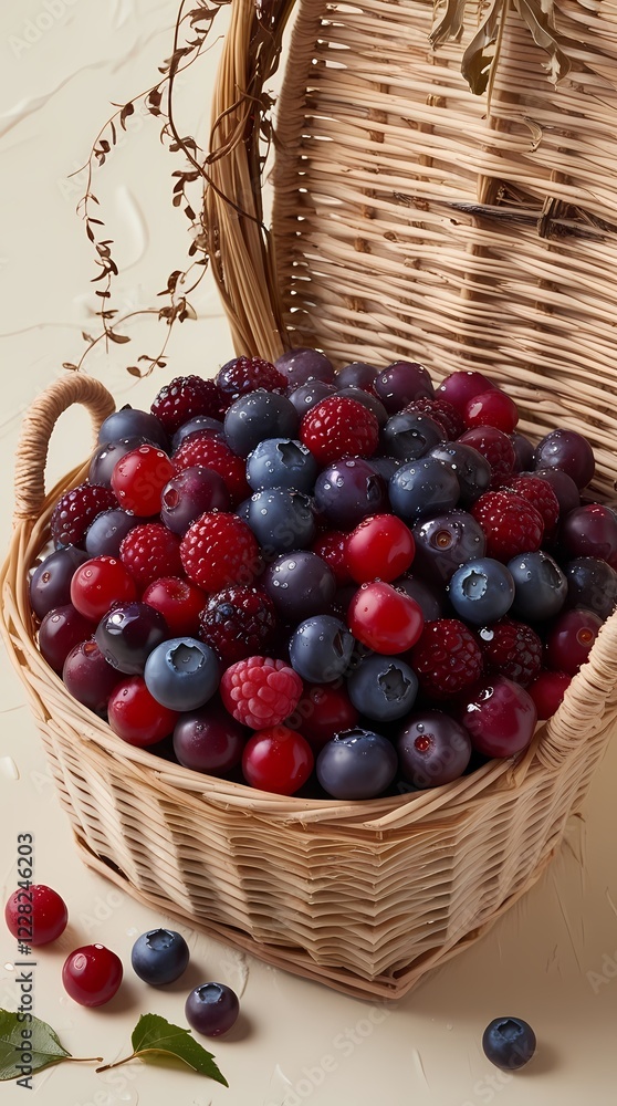 berries in a basket berries in a basket