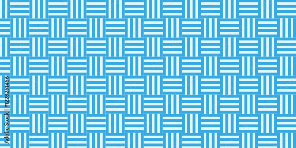 Seamless blue and white weave pattern Seamless blue and white weave pattern