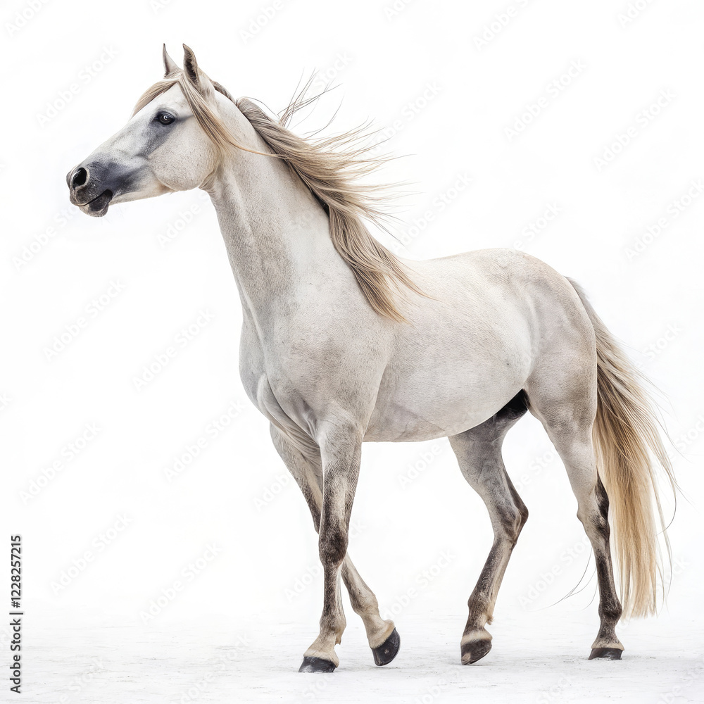 white horse in winter white horse in winter