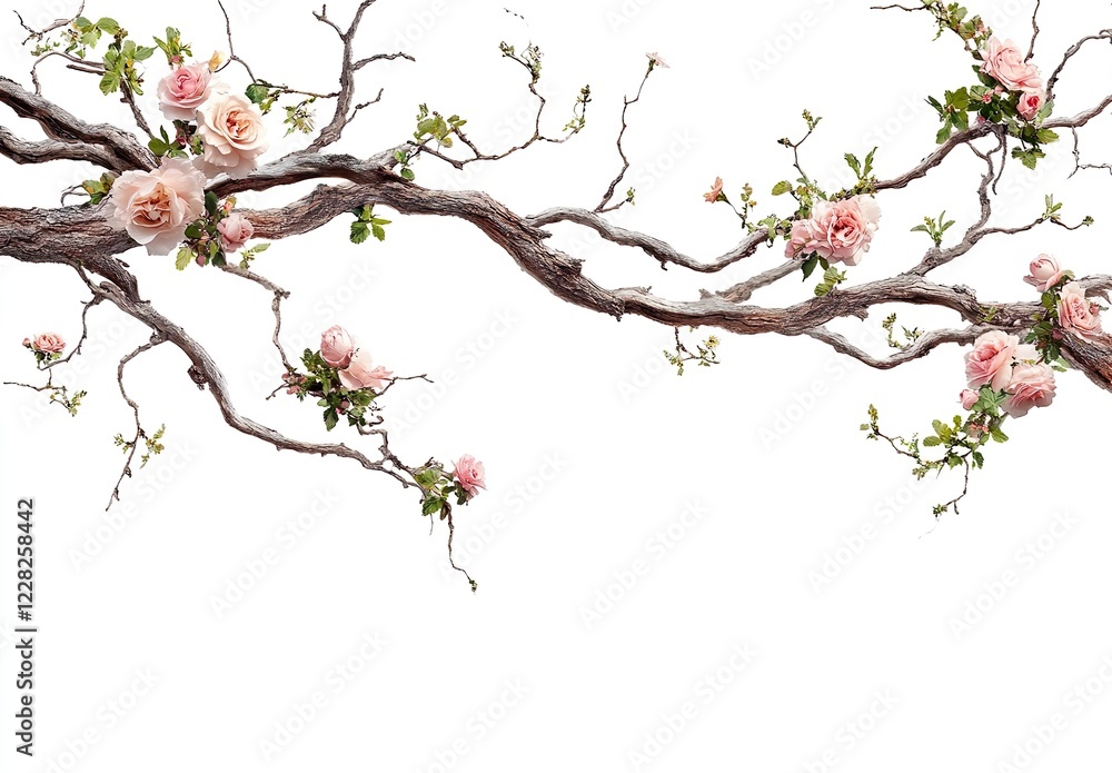 Tree branch flower Photo Overlays Summer spring painted Tree branch flower Photo Overlays Summer spring painted