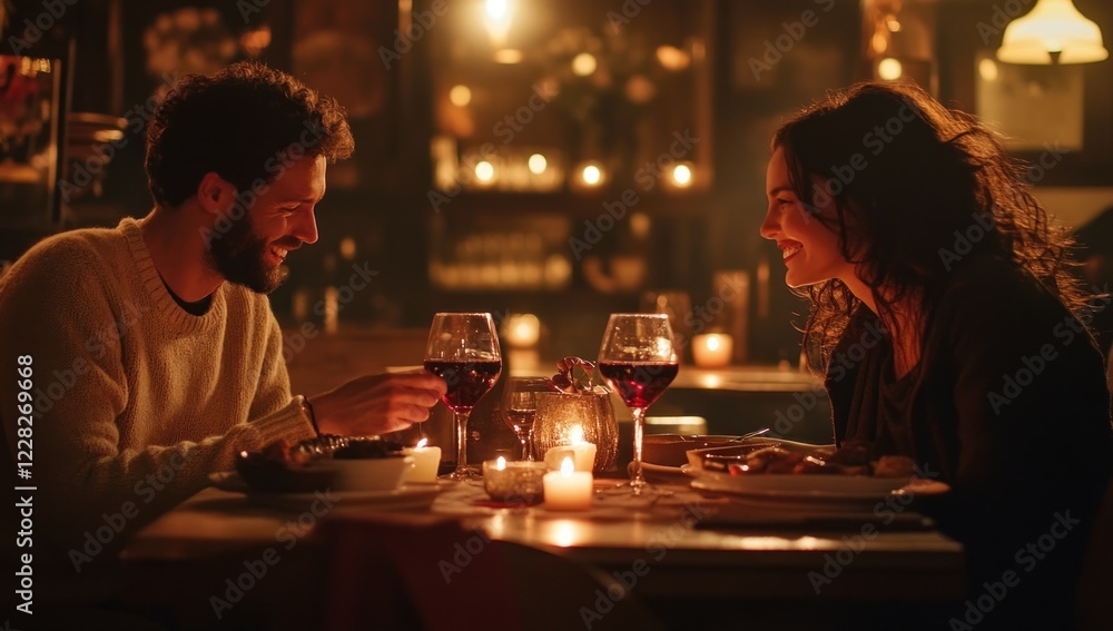 Romantic Dinner Date: Candlelight, Wine, and Laughter Romantic Dinner Date: Candlelight, Wine, and Laughter