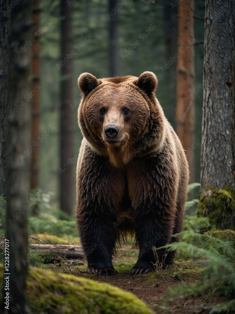 brown bear in the forest brown bear in the forest