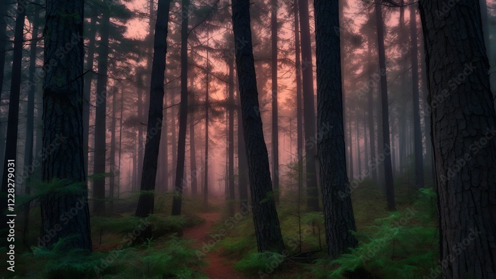 Fototapeta premium morning in the forest