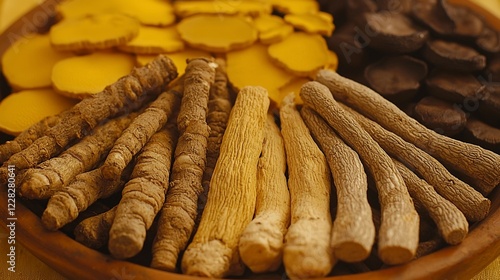 Aromatic Collection of Medicinal Herbs and Roots photo