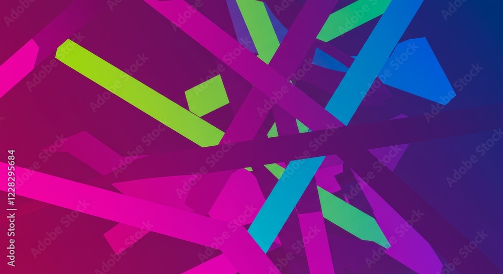 Neon Geometric Abstract: A vibrant symphony of neon colors in a dynamic geometric pattern. Bold lines intersect in a captivating abstract composition, exuding a sense of energy and dynamism. Neon Geometric Abstract: A vibrant symphony of neon colors in a dynamic geometric pattern. Bold lines intersect in a captivating abstract composition, exuding a sense of energy and dynamism.