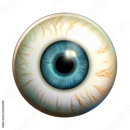 Obraz na płótnie eyeball isolated w salonie
