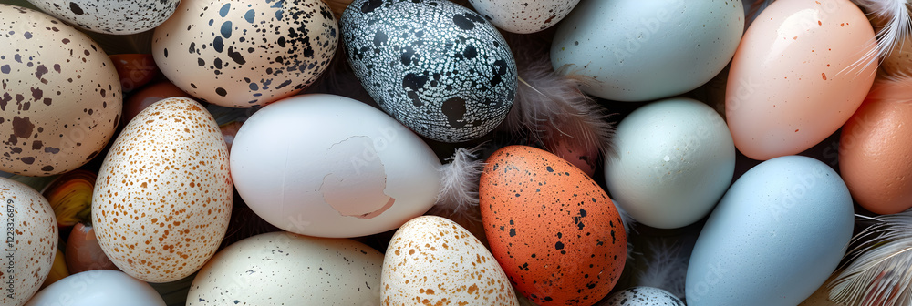 Showcasing Nature's Artistry: A Fascinating View of Different Bird Eggs and Feathers Showcasing Nature's Artistry: A Fascinating View of Different Bird Eggs and Feathers