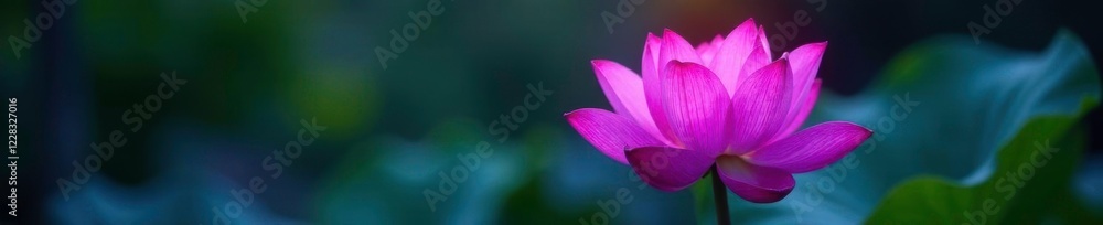 Softly glowing violet petals of a blooming lotus flower, color, light, lotus Softly glowing violet petals of a blooming lotus flower, color, light, lotus