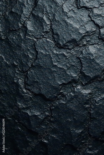 Dark gray-black slate, rough texture, natural stone, graphic, design element