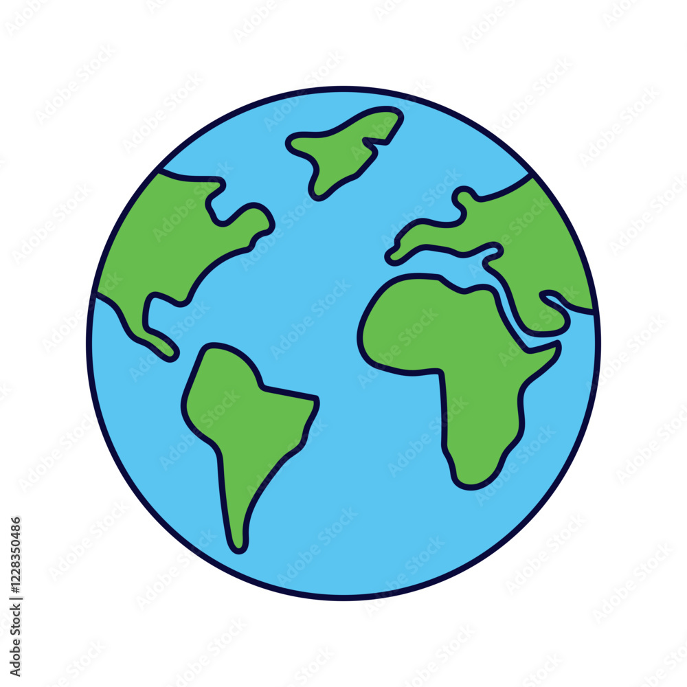 Globe illustration Globe illustration