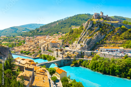 Sisteron is a commune in the Alpes-de-Haute-Provence department photo