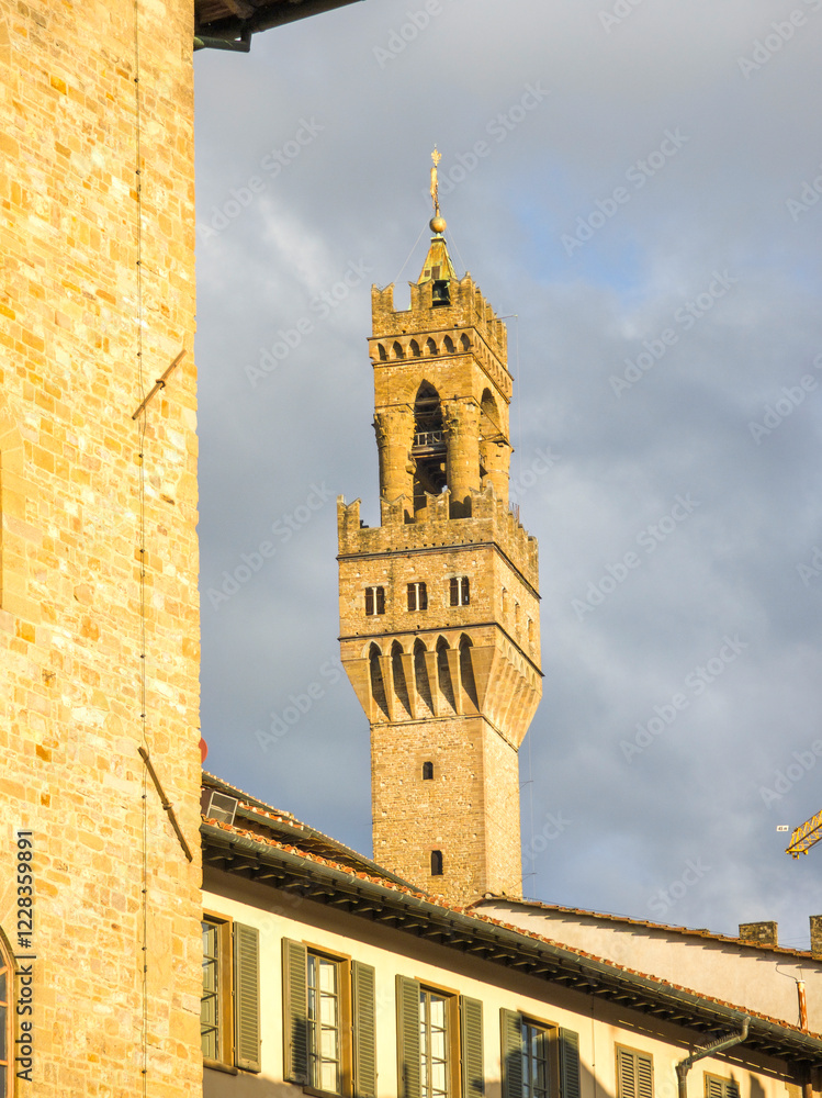 Fototapeta premium Palazzo Vecchio in city of Florence, Italy