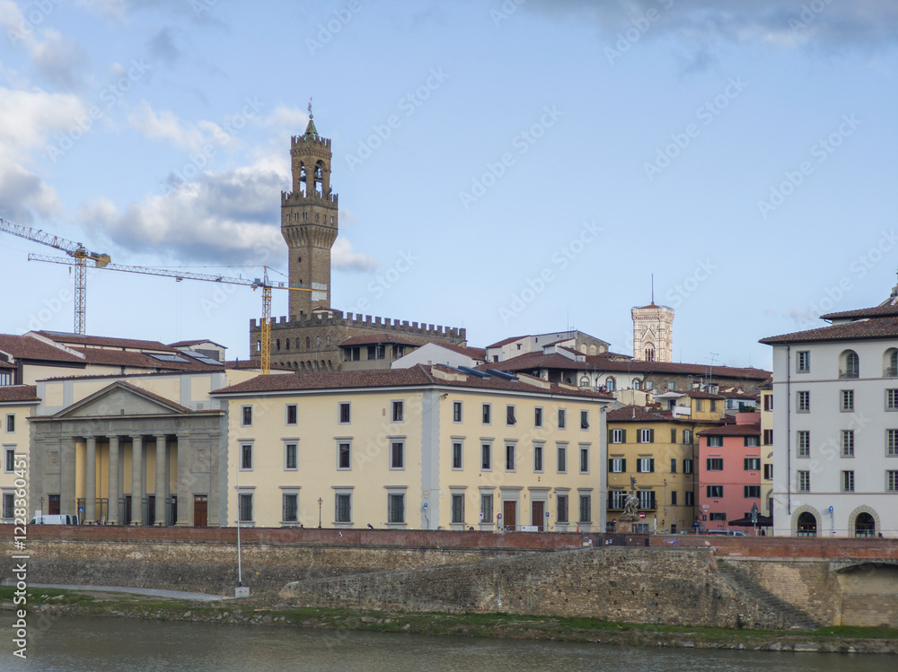 Obraz premium Palazzo Vecchio in city of Florence, Italy