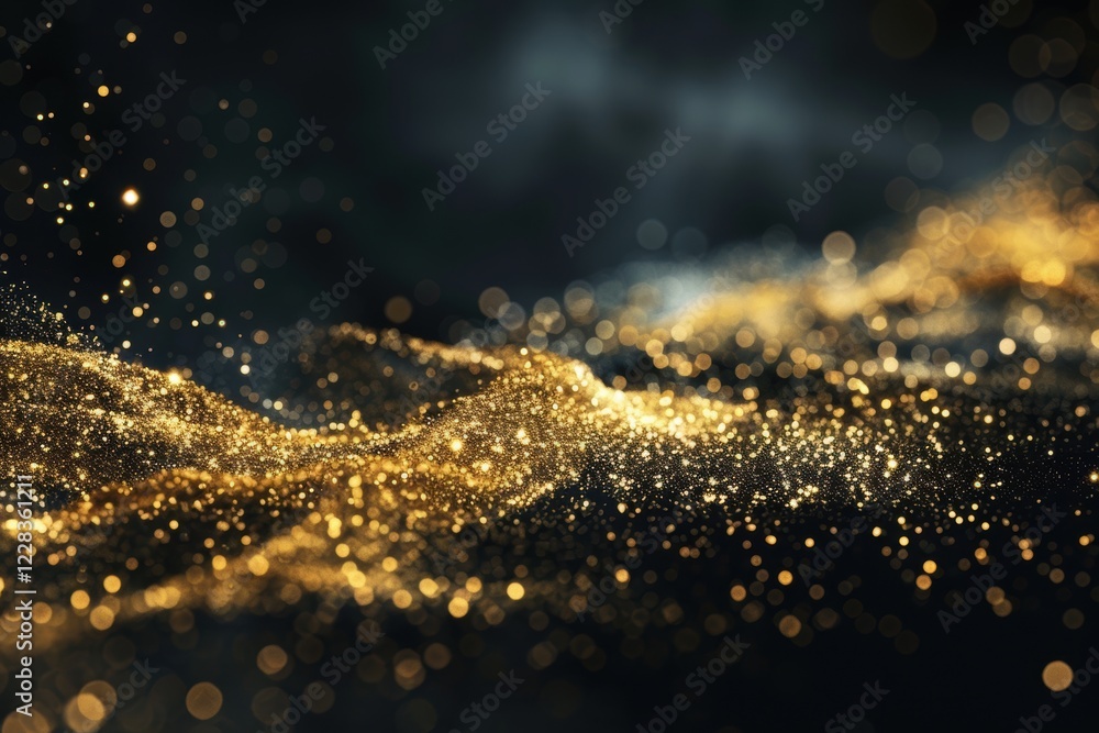 Luxurious Gold and Black Silk Fabric with Elegant Satin Folds, Shimmering Metallic Texture, and Premium Design for Glamorous Backdrops Luxurious Gold and Black Silk Fabric with Elegant Satin Folds, Shimmering Metallic Texture, and Premium Design for Glamorous Backdrops