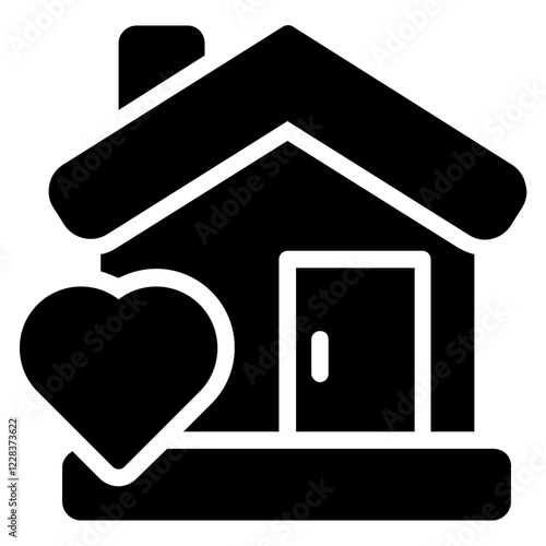 happy house icon