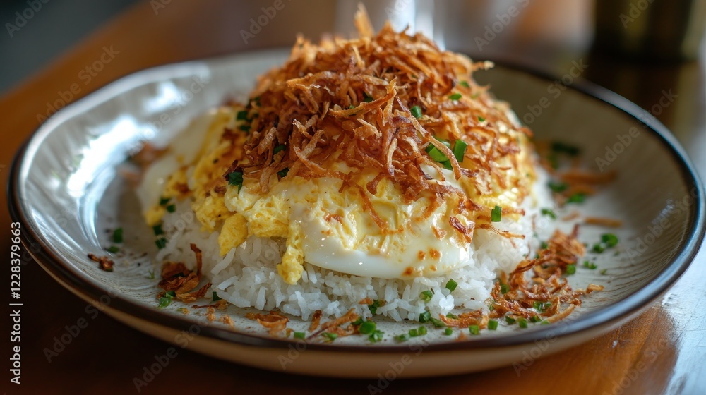 Scrumptious Fried Rice with Egg and Crispy Onions Scrumptious Fried Rice with Egg and Crispy Onions