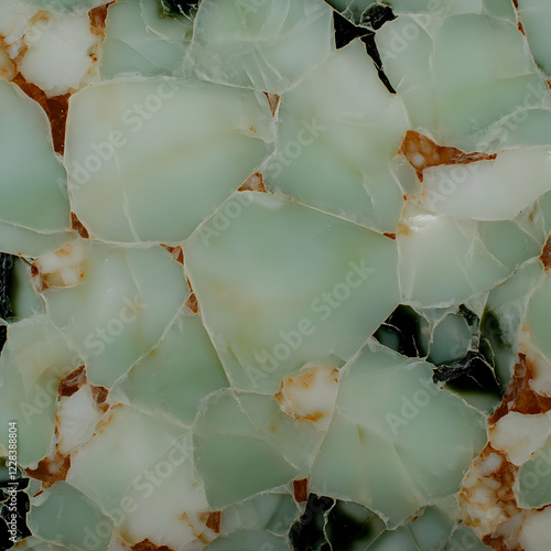 Green and White Stone Texture Creates a Natural and Elegant Background for Various Design Projects