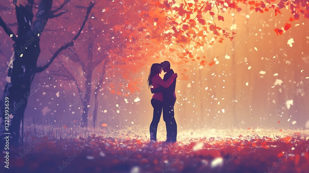 Obraz premium Couples sharing a warm embrace after being separated for a long time