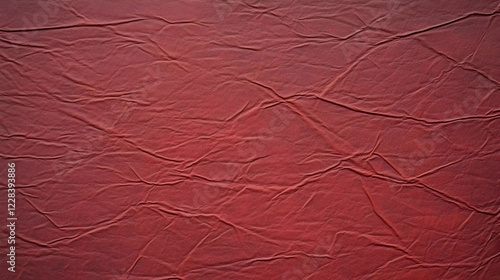 Wallpaper Mural Crumpled Red Leather Texture Background Shows Wrinkles and Creases Close Up Detail Torontodigital.ca