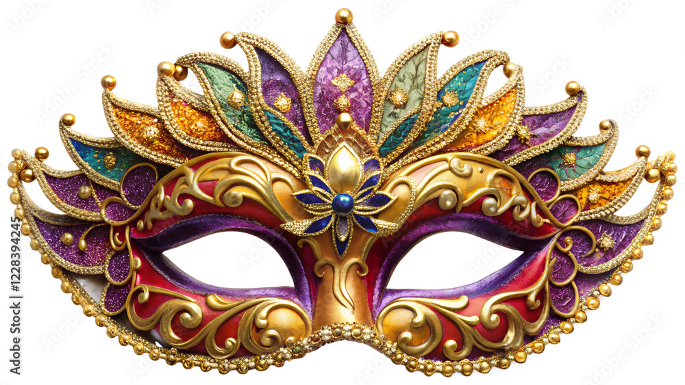 carnival masquerade mask, isolated soft focus on the transparent background carnival masquerade mask, isolated soft focus on the transparent background