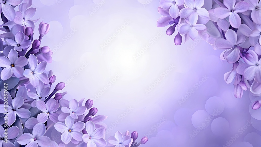 Delicate pastel pink and white flowers arranged on a gray textured background for a lovely floral designbeautiful background with delicate lilac flowers, gradient from white to light purple, backgroun Delicate pastel pink and white flowers arranged on a gray textured background for a lovely floral designbeautiful background with delicate lilac flowers, gradient from white to light purple, backgroun