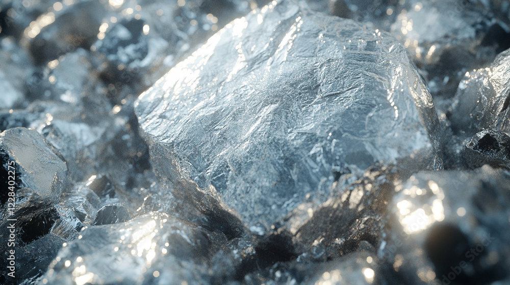 Raw metallic lithium ore with rugged reflective surfaces symbolizing energy innovation and the future of technology minimalist bright tones with blurred empty space for caption
Raw metallic lithium ore with rugged reflective surfaces symbolizing energy innovation and the future of technology minimalist bright tones with blurred empty space for caption