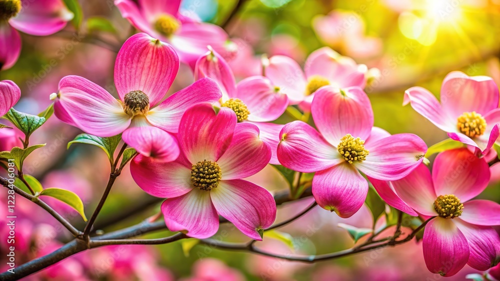 Pink Dogwood Bloom - Springtime Elegance Pink Dogwood Bloom - Springtime Elegance
