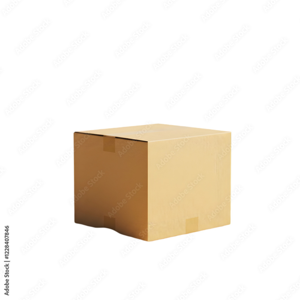 Brown Cardboard paper box isolated on transaparent background, PNG, packaging box, shipping box, storage box, cardboard material Brown Cardboard paper box isolated on transaparent background, PNG, packaging box, shipping box, storage box, cardboard material