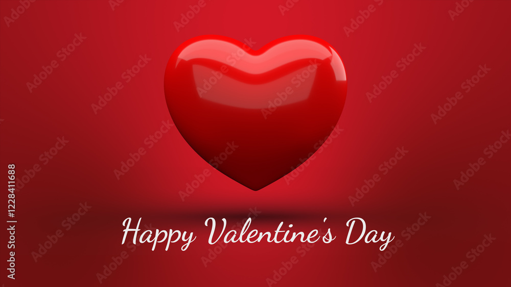 valentines day card with heart valentines day card with heart