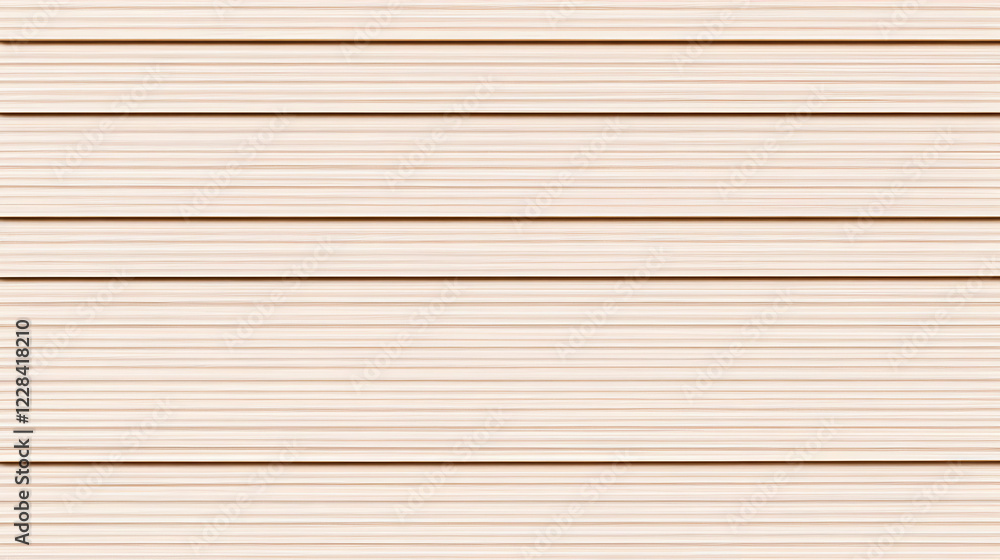Beige Vinyl Siding Creates a Textured Background with Horizontal Lines of Varying Shades and Thickness. Beige Vinyl Siding Creates a Textured Background with Horizontal Lines of Varying Shades and Thickness.