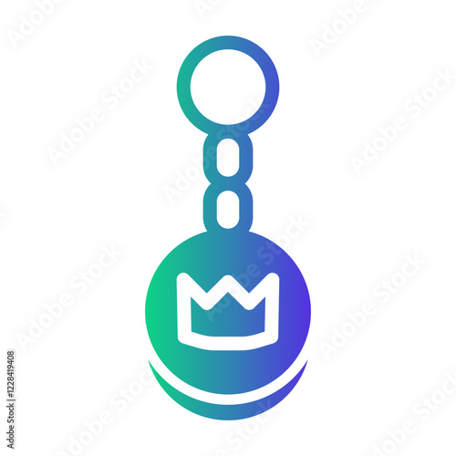key chain Gradient icon