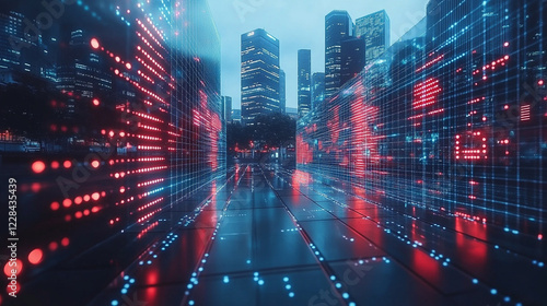 Wallpaper Mural Vibrant digital screens creating a dynamic multimedia streaming wall representing connectivity and data flow with modern minimalism and a bright tone blurred background and empty caption space

 Torontodigital.ca