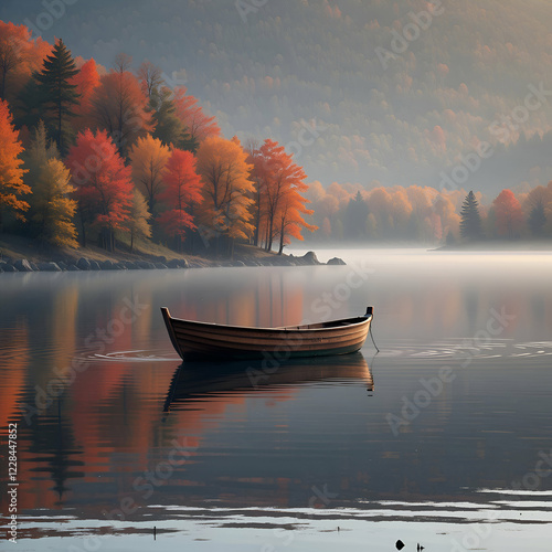 boat on the lake