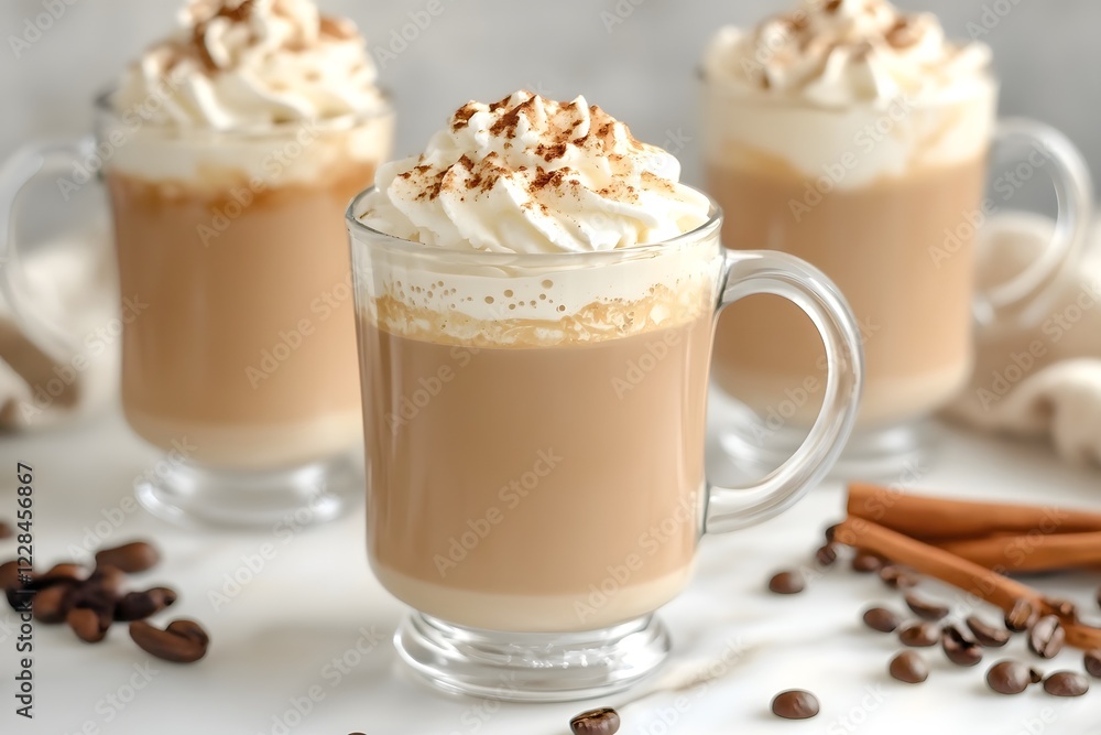 Creamy Coffee Drinks Recipe with Cinnamon Creamy Coffee Drinks Recipe with Cinnamon